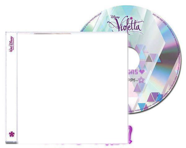 cd de violetta con tu cara Fotomontaż