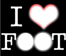 foot Photo frame effect