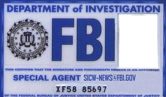 Agent FBI Φωτομοντάζ