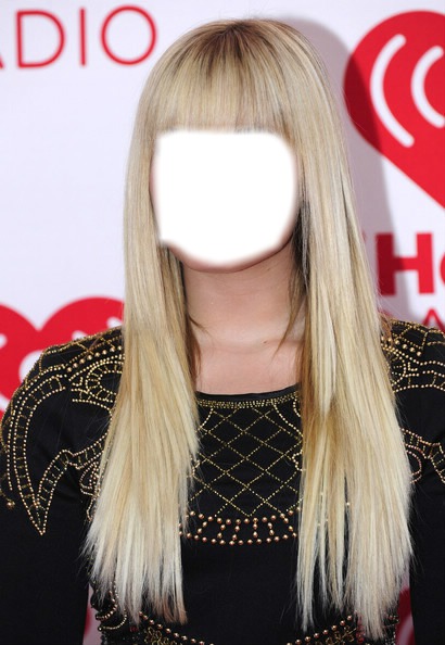 Demi Lovato Blond Hair Fotómontázs
