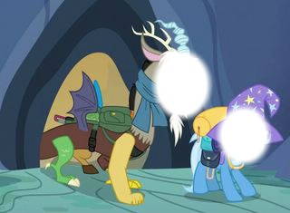 Discord and Trixie Fotomontage