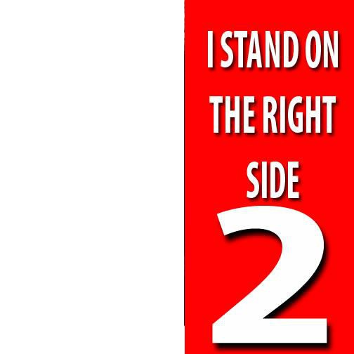i stand the right side Fotomontasje