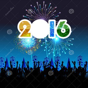 happy new year 2016 Fotomontāža