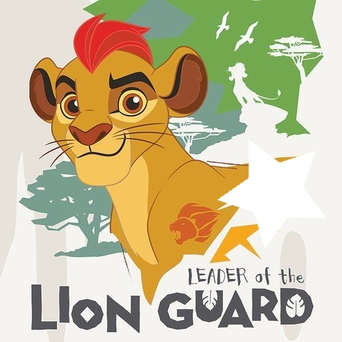 lion guard Kion Fotomontage