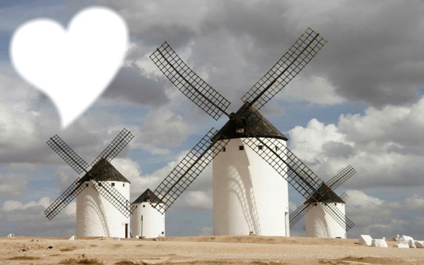 Moulin de Don Quichote Photo frame effect