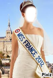 Miss France 2012 Photo frame effect