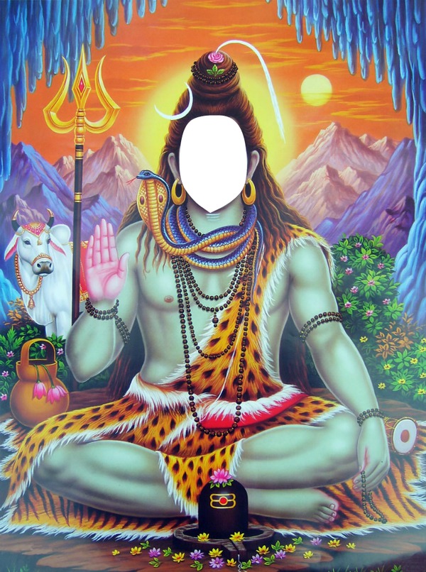 Shiva Photo frame effect