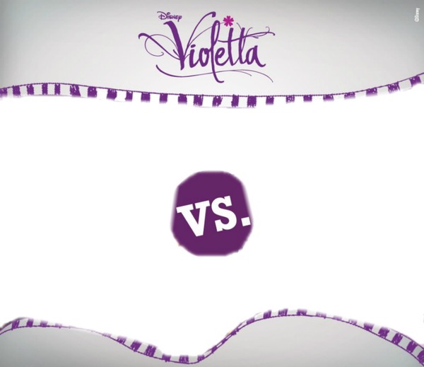 vs de violetta Fotomontaż