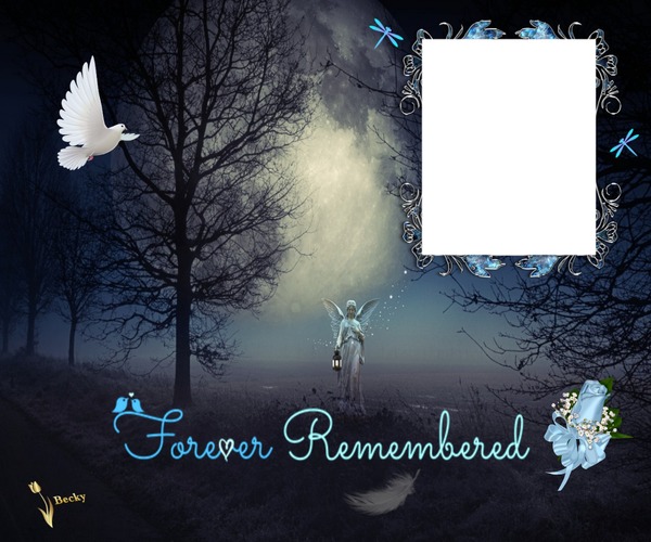 FOREVER REMEMBERED Fotomontage