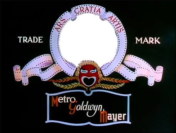 MGM logo color Photo frame effect