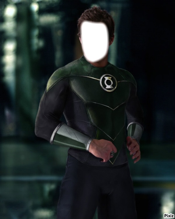 Green Lantern Krat Photo frame effect