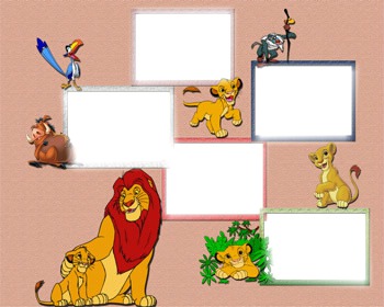 Luv_Lion King Photo frame effect