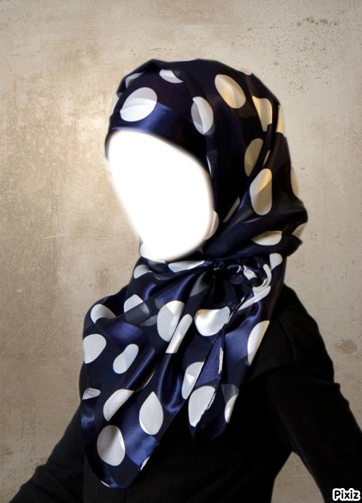 Hijab Face Photomontage