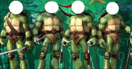 tortugas ninja Fotomontagem
