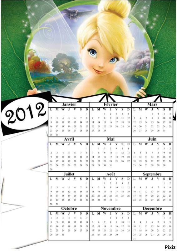 calendrier Photo frame effect