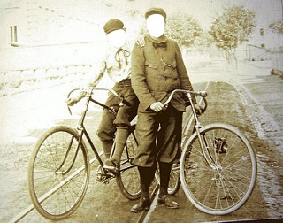 cycliste Fotomontaż