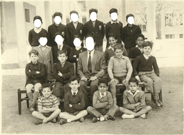 Photo de classe année 60 Fotomontāža