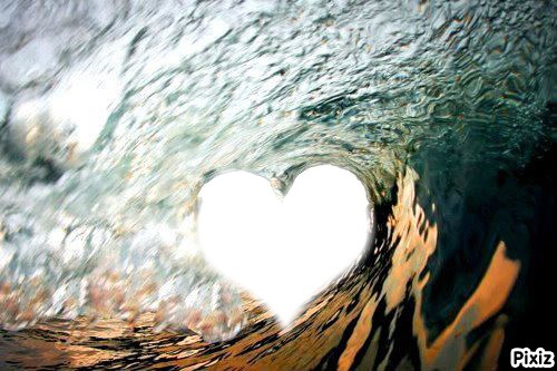 les vagues de l'amour Montaje fotografico