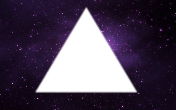 fond galaxie triangle Φωτομοντάζ