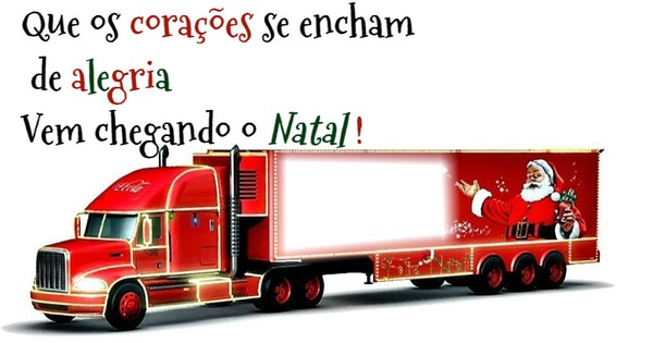 caminhão de natal Fotoğraf editörü