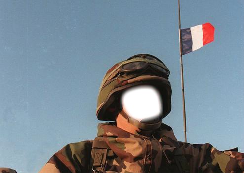 soldat francais Fotomontasje