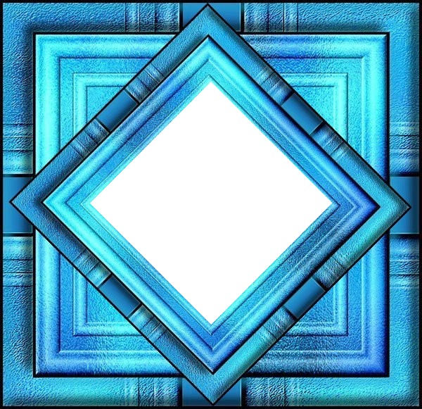 cadre bleu Фотомонтаж