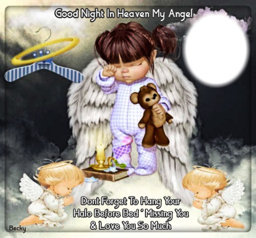 GOOD NIGHT ANGEL Фотомонтажа