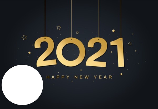 Bonne année 2021 Fotomontaggio