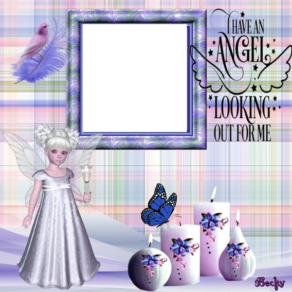 i have a angel looking down on me Montage photo