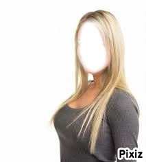 Blonde Fotomontaggio