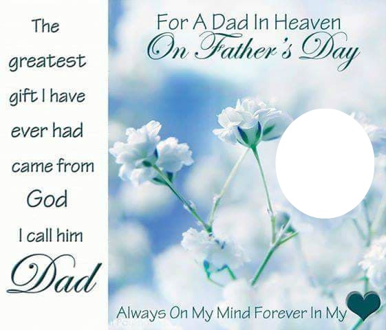 fathers day Photo frame effect