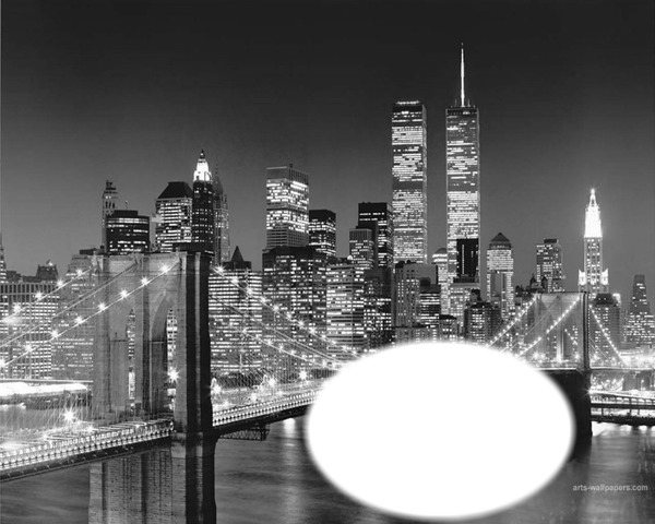 NEW YORK Photo frame effect