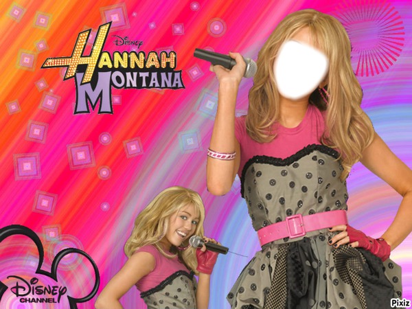 Hannah Montana Fotomontaż