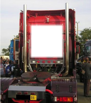 Tracteur Photo frame effect