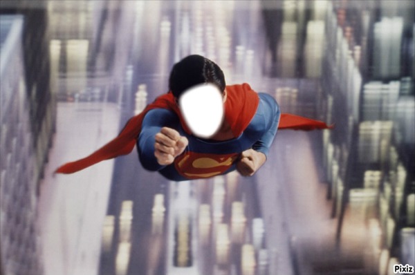 Superman Krat Fotomontáž