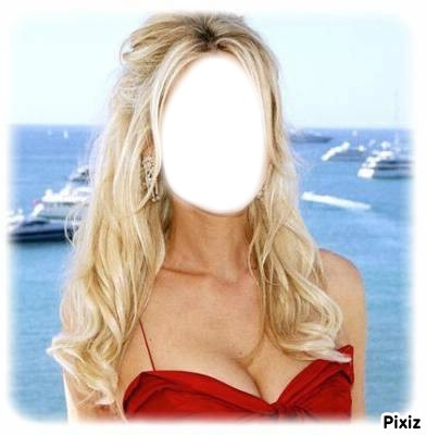 Femme Mannequins Blonde Photomontage
