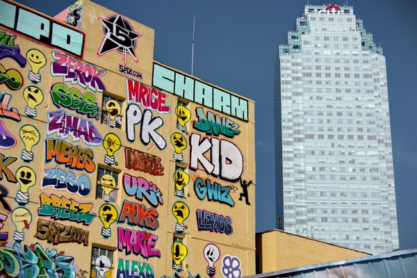 Graffiti in New York City 3 Photo frame effect