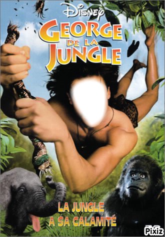 george de la jungle Fotomontáž