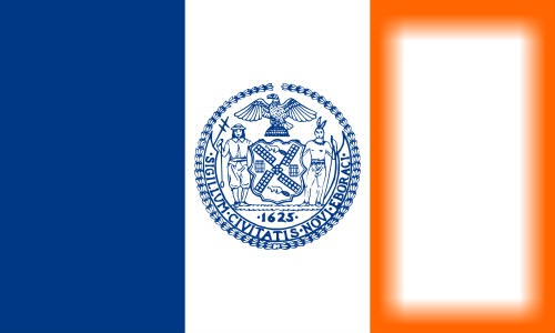 New York City Flag フォトモンタージュ