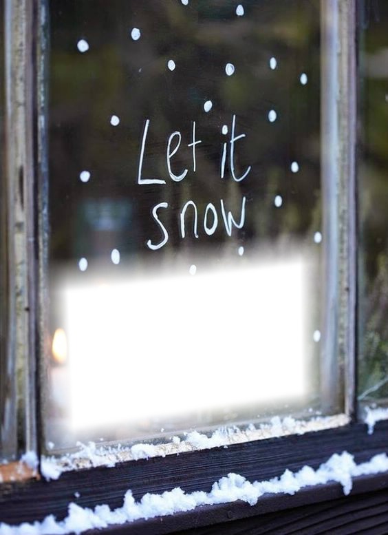 let it snow Fotómontázs