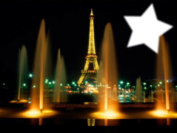 Paris la Nuit Valokuvamontaasi