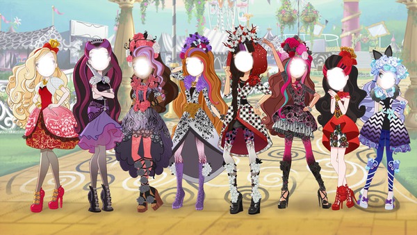 Ever After high Valokuvamontaasi