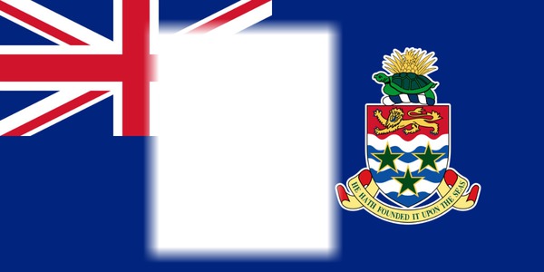Cayman Islands flag Fotomontage