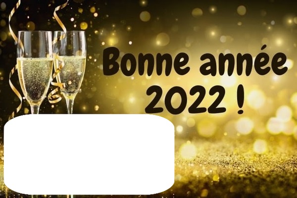 Bonne année 2022 Fotoğraf editörü