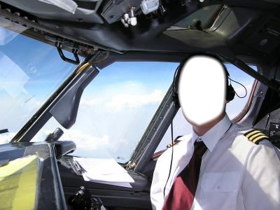 aviateur Photomontage