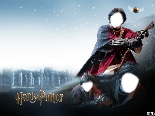 Harry Potter Quidditch Fotómontázs
