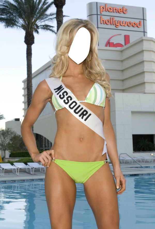 Miss Missouri Fotomontáž