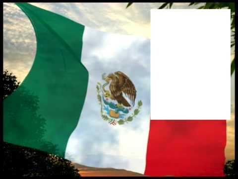 Mexico flag Fotomontasje
