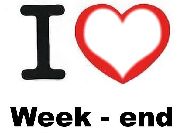 I l♥ve week-end! Montaje fotografico