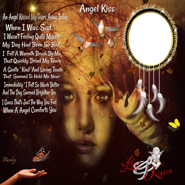angel kiss Фотомонтажа